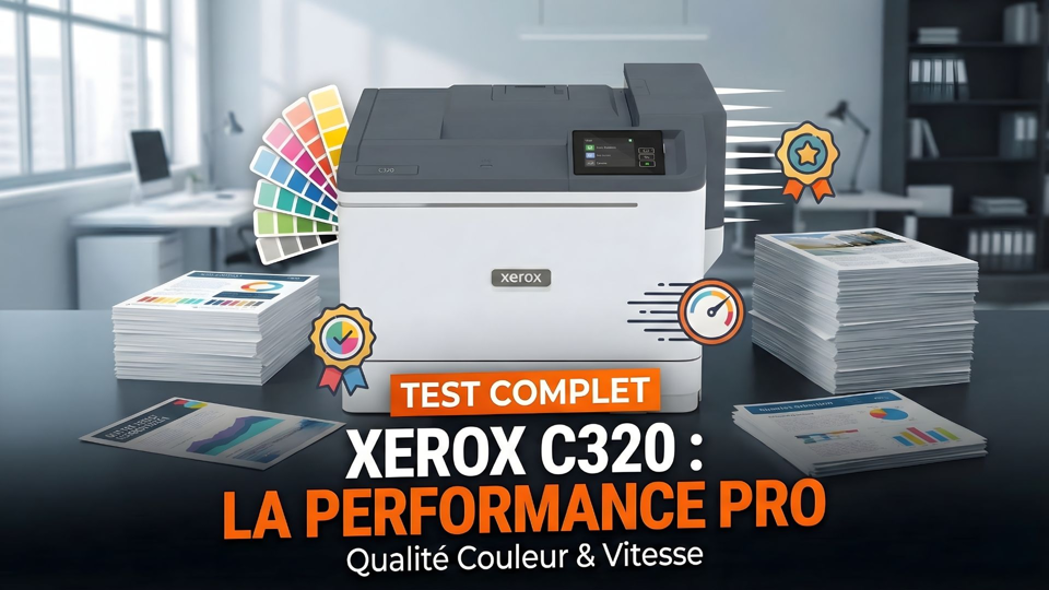 Test de l'imprimante laser couleur Xerox C320 : la puissance industrielle s’invite sur votre bureau