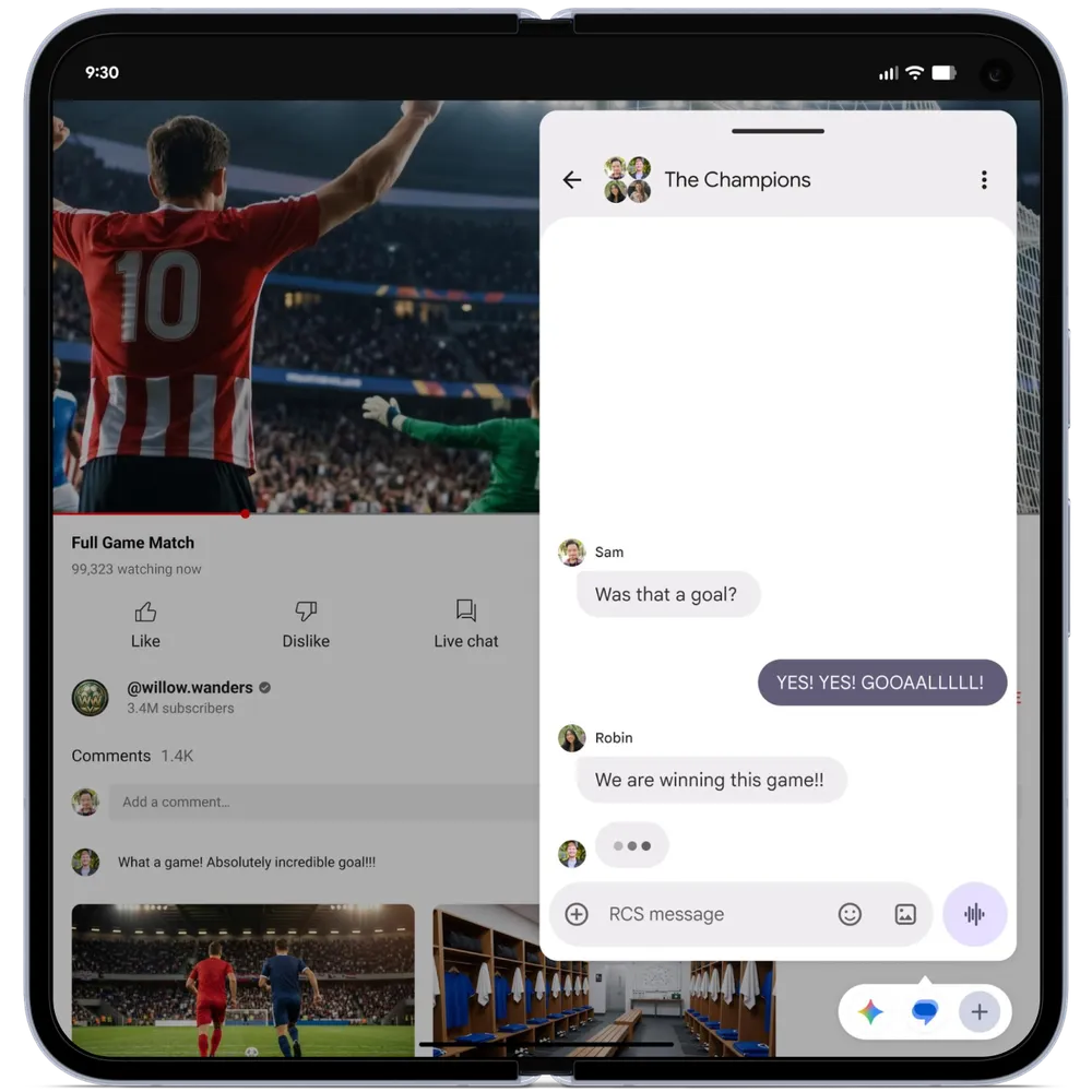 Android 17 est là : bulles flottantes, réactions vidéo et mode gaming pour pliables